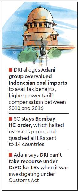 Coal Import, Supreme Court, Adani firms, DRI, economy news, Enforcement Directorate, SFIO, CBDT