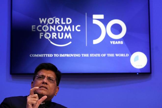 piyush goyal, WEF 2020, Davos 2020, world economic forum, RCEP, European union, india china trade relations