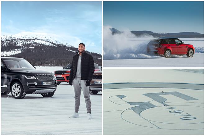 range rover 50th anniversary anthony joshua