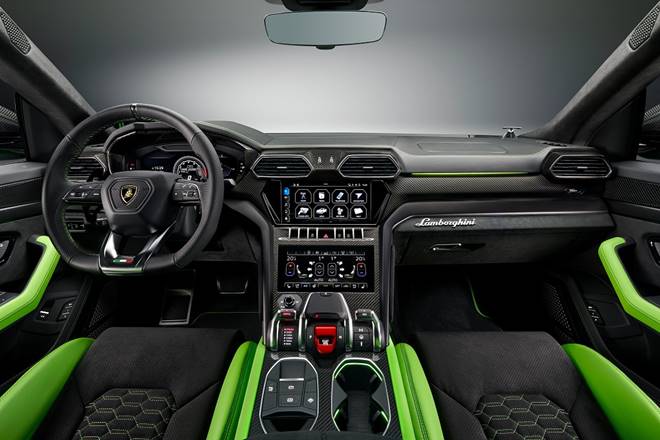Lamborghini Urus Pearl Capsule Green interior