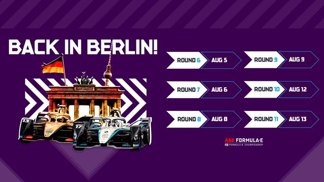 formula e calendar six races berlin tempelhof