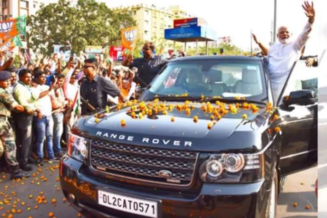 Narendra Modi cars - Range Rover HSE (Image source - Outlook India)