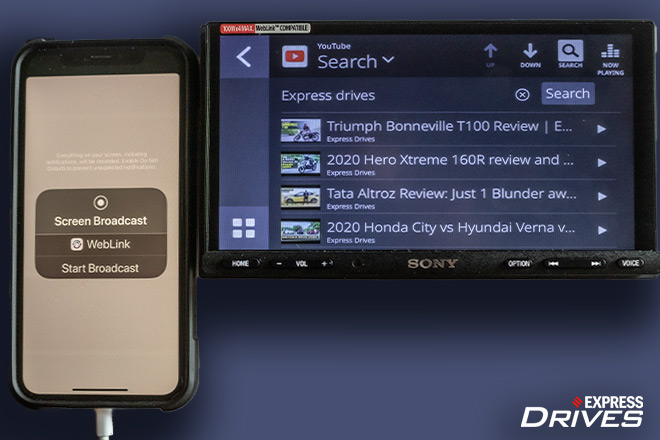Sony XAV-AX7000 touchscreen incar head unit review india 2