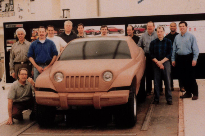 Jeep Design Team with Jeepster concept
