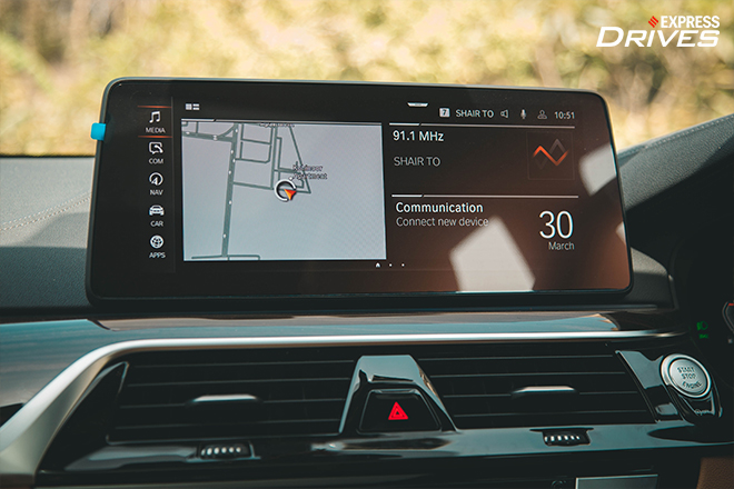 2021 BMW 6 Series GT touchscreen infotainment unit