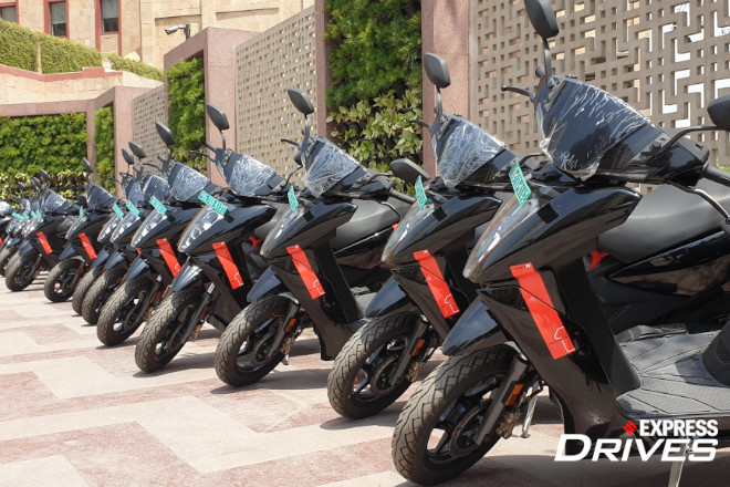 Ather 450X scooters