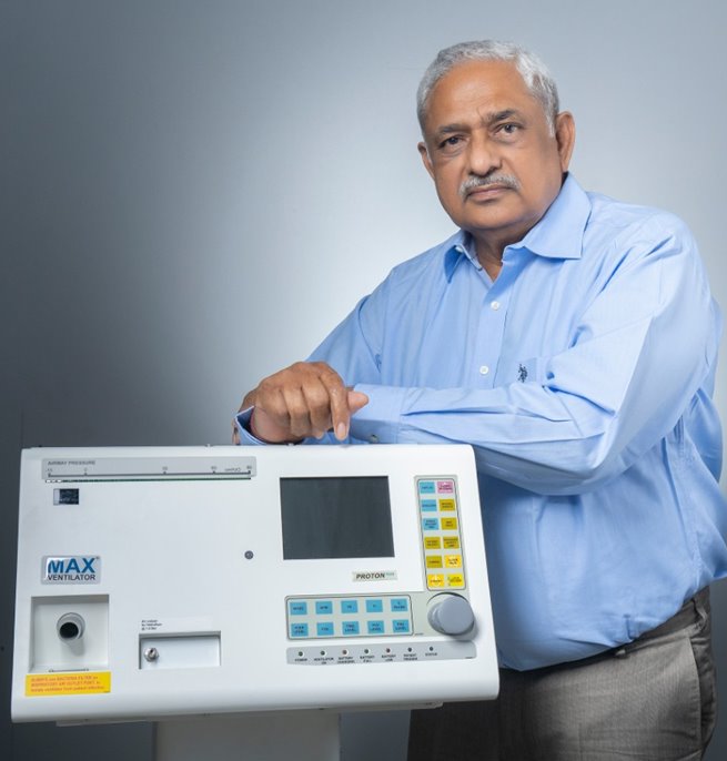 Ventilators, Max Ventilators, Covid-19, coronavirus second wave, Homecare Ventilators, Ashok Patel
