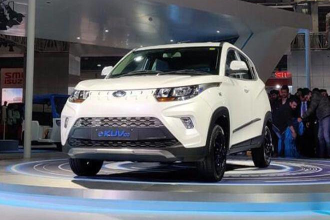 Mahindra eKUV100 at 2020 Auto Expo