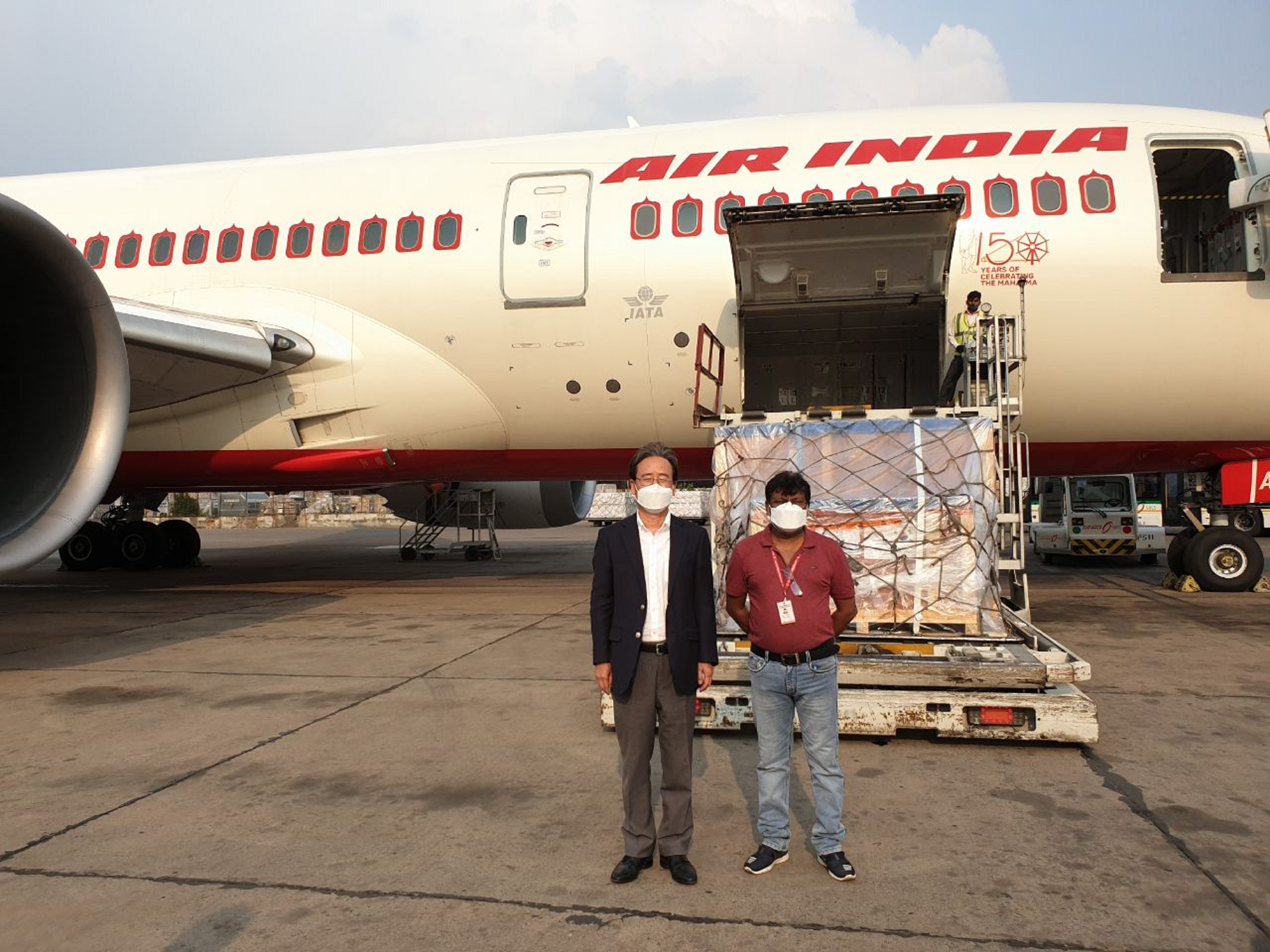 According to the IAF, since April 27, 2021, a COVID Air Support Management Cell (CASMC) is operational at Palam Air Base. (Image: IAF/Indian Navy?Embassy of South Korea)