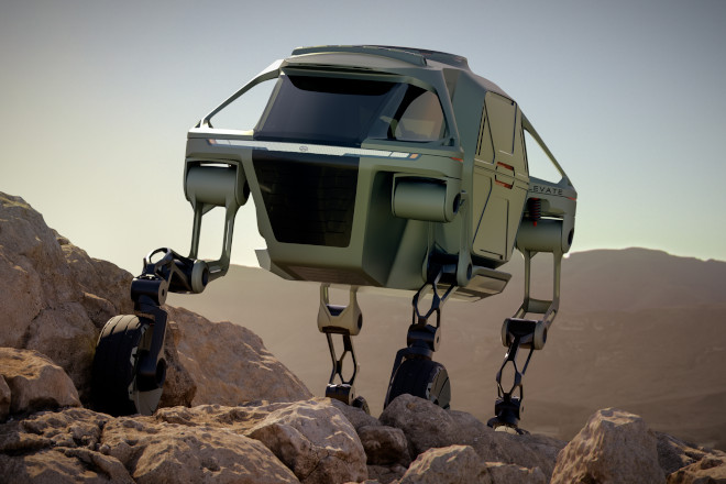 Hyundai Elevate concept walking car