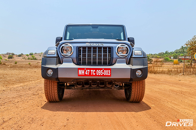 Mahindra Thar diesel AT front