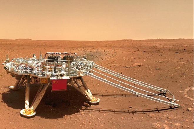 Chinese rover Zhurong pics