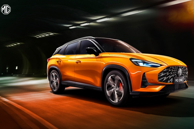 mg one premium mid size suv