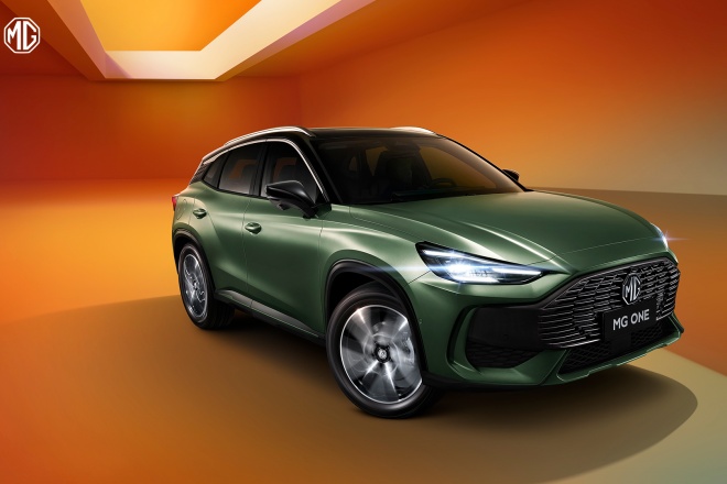 mg one premium mid size suv