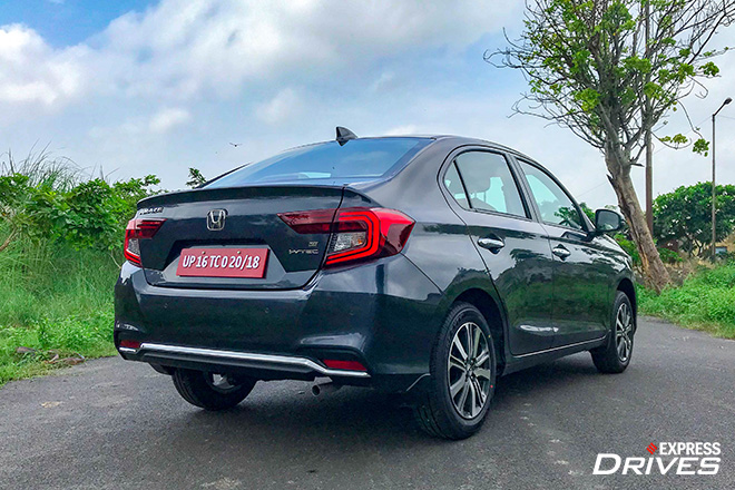 2021 Honda Amaze Facelift rear