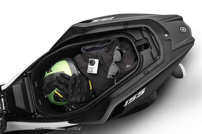 Yamaha Aerox underseat storage