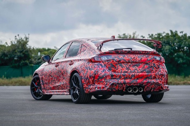 2022 Honda Civic Type R Prototype Rear